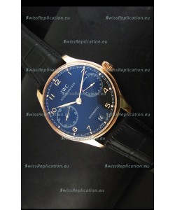 IWC Portugieser IW500702 Swiss Automatic Watch in Black Dial - Updated 1:1 Mirror Replica 