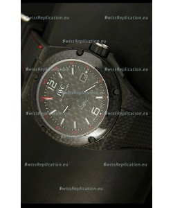 IWC Ingenieur Carbon Casing Swiss Replica Watch in Black Carbon Dial