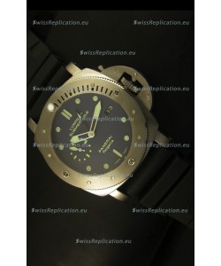 Panerai Luminor PAM371 Submersible GMT Titanium - 1:1 Mirror Replica Watch