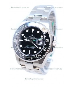 Rolex GMT Masters II 2011 Edition Swiss Replica Watch in Cerarmic Bezel