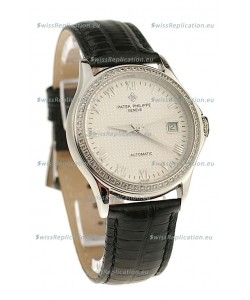Patek Philippe Geneve Replica Watch in Roman Hour Markers