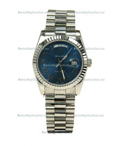 Rolex Day Date-Silver Japanese Replica Watch