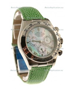 Rolex Daytona Cosmograph Swiss Replica Watch in Green Pearl Dial