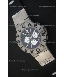Bvlgari Diagono Titanium Japanese Replica Quartz Watch