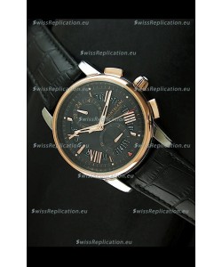 Mont Blanc Automatic Chronograph Japanese Replica Watch Black Dial