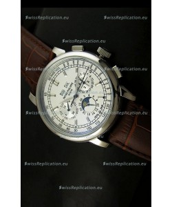 Patek Philippe Complications Japanese Replica Watch in White Dial