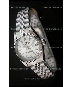 Rolex Datejust Oyster Perpetual Superlative ChronoMeter Japanese Watch in White Dial