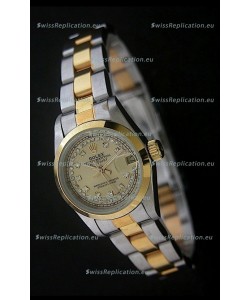 Rolex Datejust Oyster Perpetual Superlative ChronoMeter Swiss Gold Watch in Diamond Markers