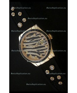Rolex DateJust Gold Diamond Japanese Replica Watch