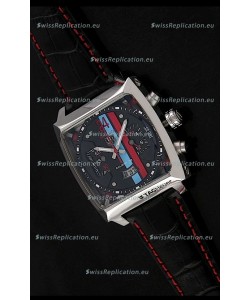 Tag Heuer Monaco Twenty Four Concept Chronograph Watch in Black Dial