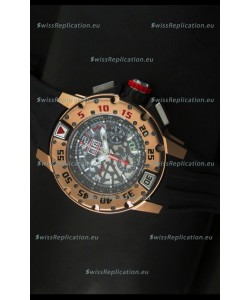 Richard Mille RM032 Swiss Watch in Pink Gold Finish