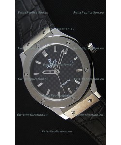 Hublot Classic Fusion Titanium Carbon Dial Swiss Replica Watch - 1:1 Mirror Replica