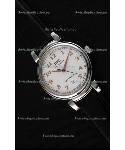 IWC Schaffhausen DA Vinci IW356601 Automatic Swiss Watch White Dial 1:1 Mirror Replica 