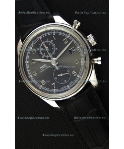 IWC Portugieser Chronograph Classic IW390302 Grey Dial Swiss Replica Watch 
