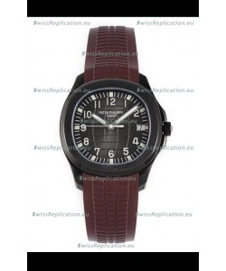 Patek Philippe Aquanaut 5167 Black Venom Edition 1:1 Mirror Replica Watch - Brown Strap