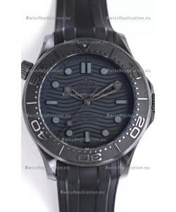 Omega Seamaster 300M "Black Black" Ceramic Case Swiss 1:1 Mirror Replica Watch 