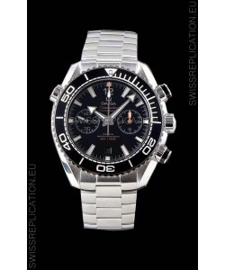 Omega Planet Ocean 600M Chronograph 904L Steel 1:1 Mirror Replica Watch 