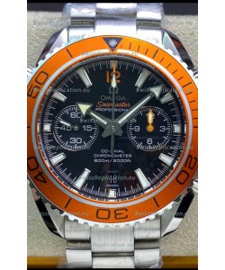 Omega Planet Ocean 600M Chronograph 904L Steel 1:1 Mirror Replica Watch