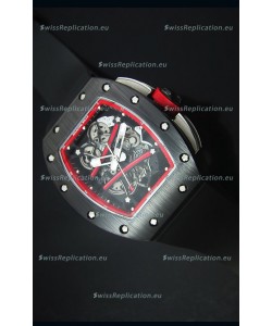 Richard Mille RM061 Ceramic Case Swiss Red Bezel Replica Watch