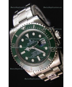 Rolex Submariner Ref#116610LV The Hulk Swiss Replica 1:1 Mirror - Ultimate 904L Steel Watch 