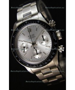 Rolex Daytona Vintage Steel Dial Swiss Replica Watch - 904L Steel Watch 