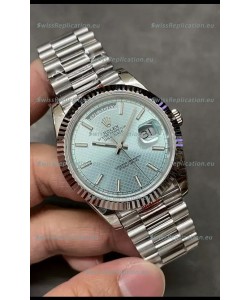 Rolex Day Date Presidential 904L Steel 40MM - Blue Patterned Dial 1:1 Mirror Quality Watch