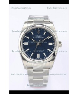 Rolex Oyster Perpetual REF#126000 36MM Swiss Movement Swiss Replica Blue Dial 904L Steel 1:1 Mirror Replica Watch