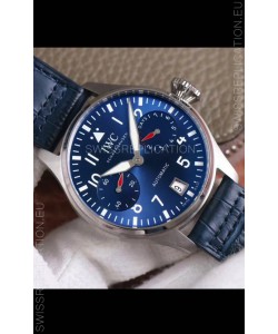 IWC Big Pilot Power Reserve Edition Swiss Replica Watch in Blue Dial 1:1 Mirror Quality