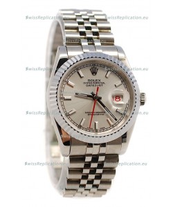 Rolex Datejust Japanese Watch in Grey Dial